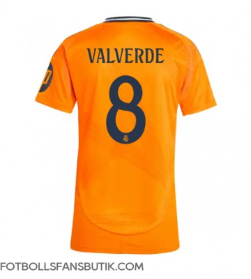 Real Madrid Federico Valverde #8 Replika Bortatröja Damer 2024-25 Kortärmad